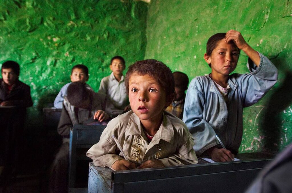Children by Steve McCurry at Museo degli Innocenti