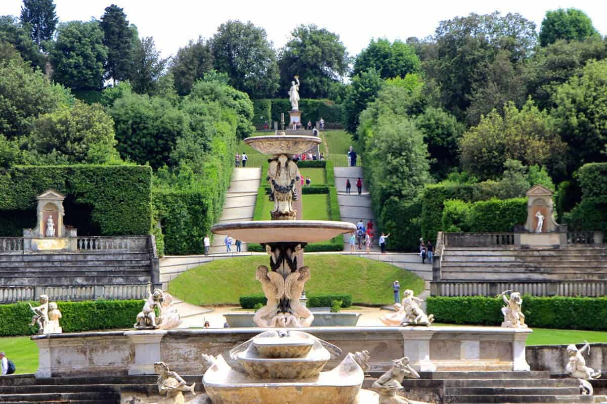 Boboli gardens in Florence