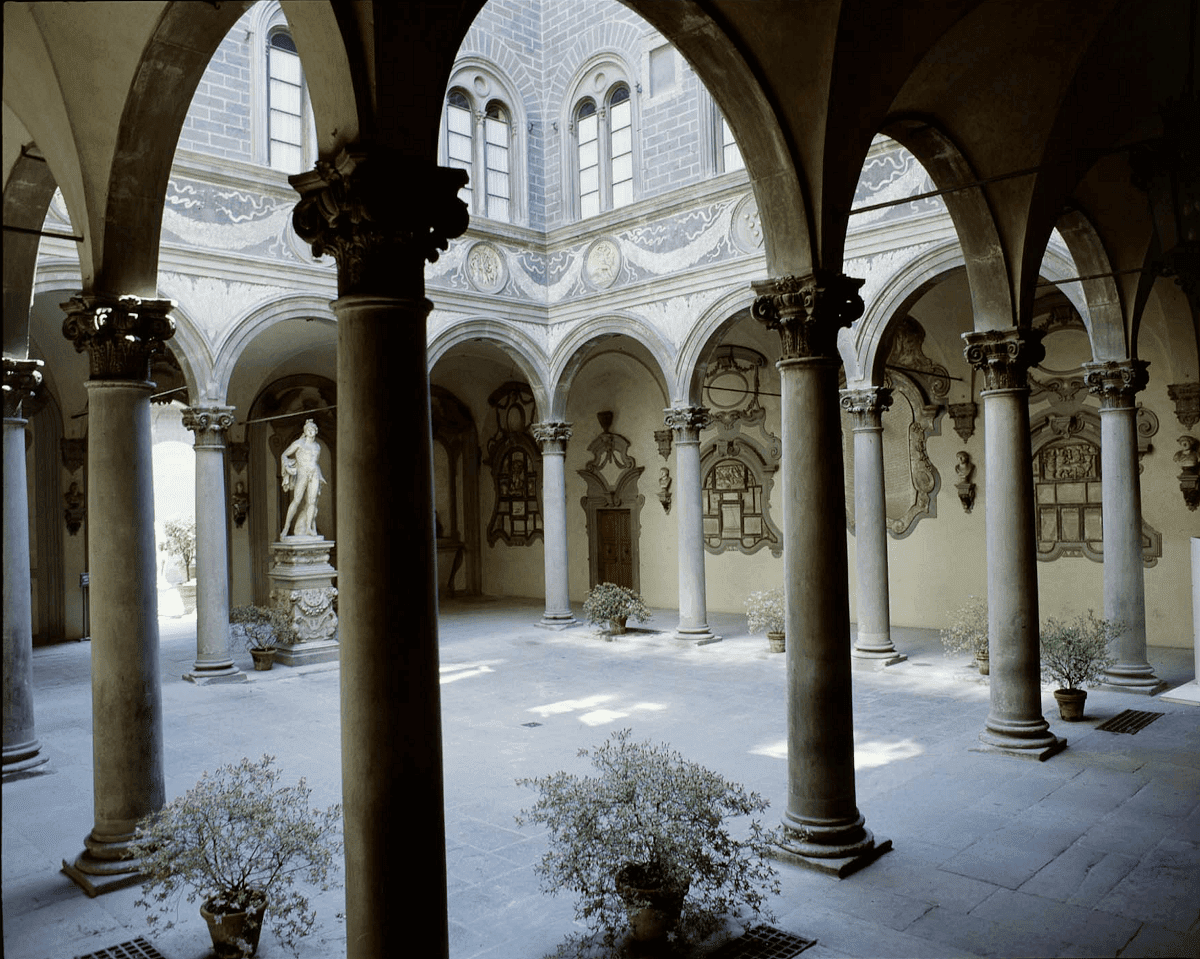 The Palazzo Medici Riccardi in Florence