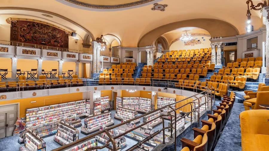 The historic Cinema Odeon in Florence becomes a bookstore