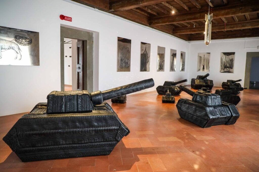 God Year by Paolo Canevari at Forte Belvedere Florence