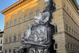 the-wound-la-ferita-installation-by-JR-palazzo-strozzi-florence