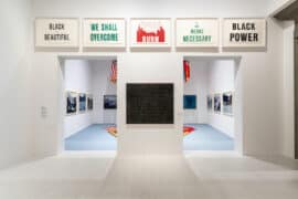 The exhibition "American Art: From Andy Warhol to Kara Walker" on display at Palazzo Strozzi in Florence celebrates 40 years of American art.
