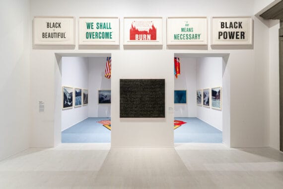 The exhibition "American Art: From Andy Warhol to Kara Walker" on display at Palazzo Strozzi in Florence celebrates 40 years of American art.