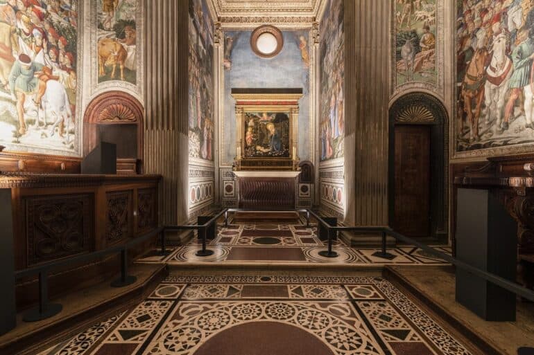 The Palazzo Medici Riccardi in Florence