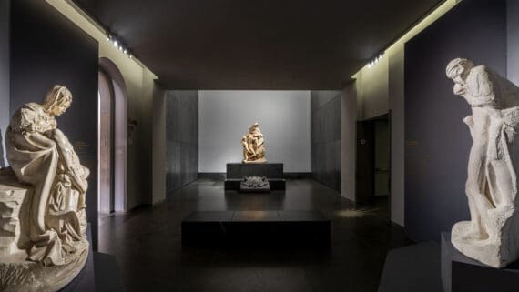 three pietas by michelangelo