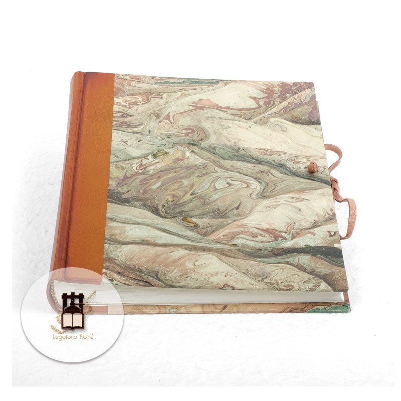 colored leather photo album