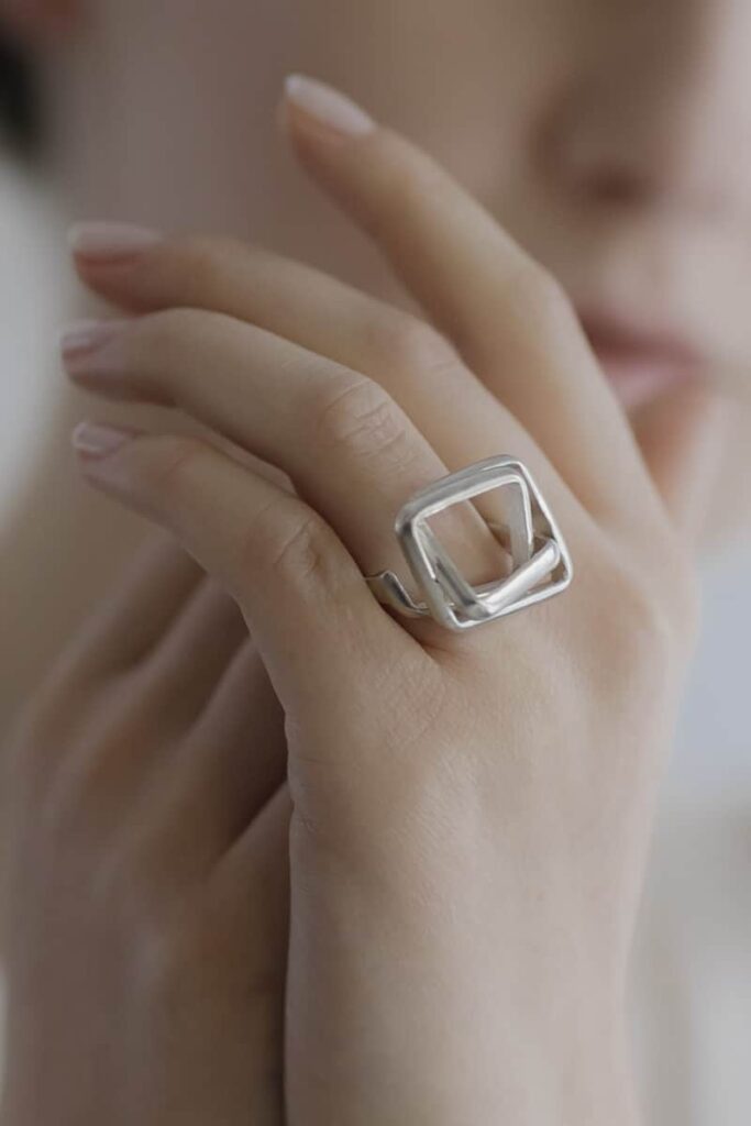 dedalo ring silver