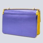 Priscilla purple shimmer bag
