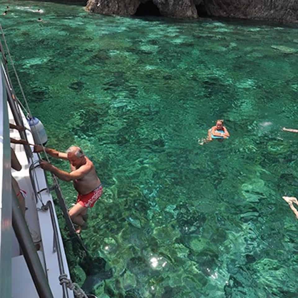 Day Trip from Rome to Ponza Island with full day boat excursion and lunch