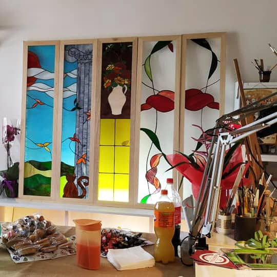 stained glass course rome