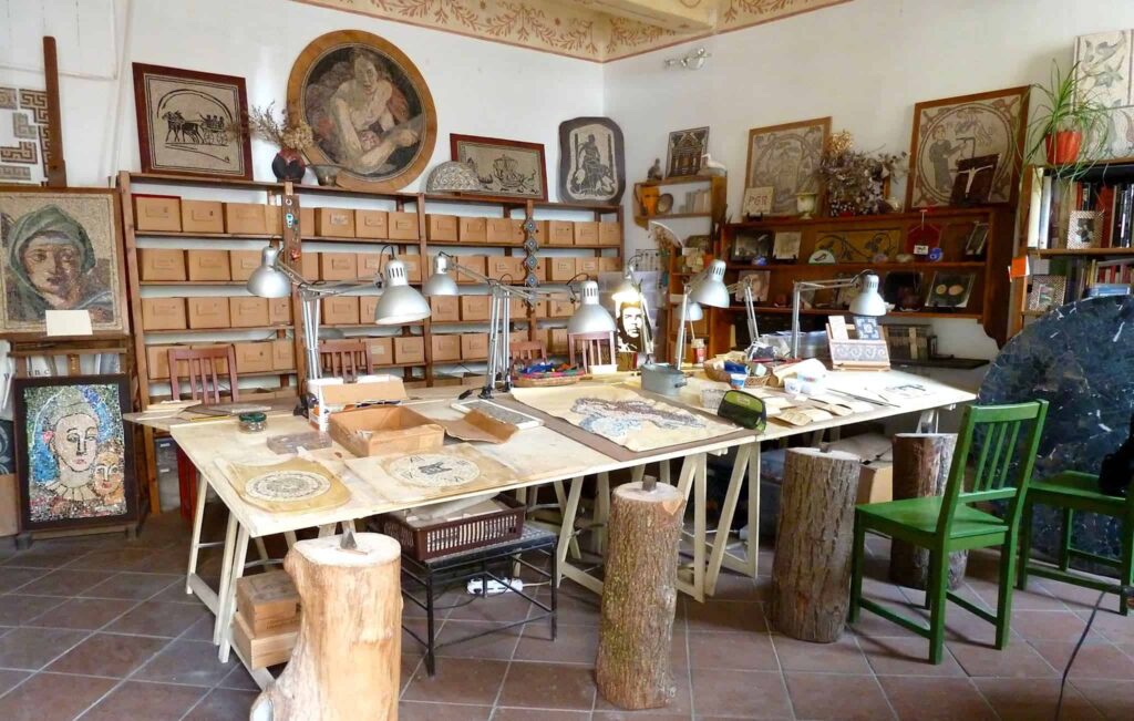 Mosaic-Making Workshop in Rome's Trastevere