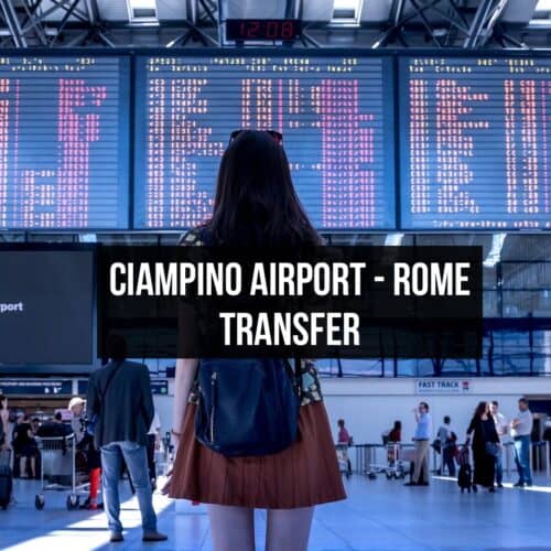 Private luxury airport transfer from Ciampino airport to Rome