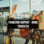Private luxury airport transfer from Fiumicino airport to Rome