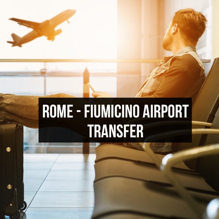 Private luxury airport transfer from Rome to Fiumicino airport