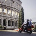 Vintage vespa tour of Rome
