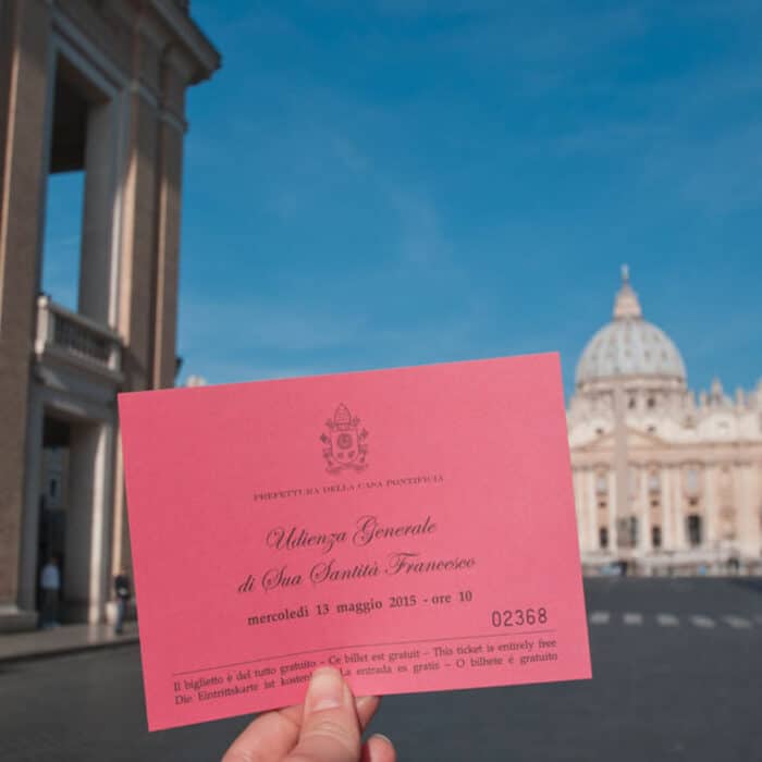 Papal Audience Experience Tickets with Expert Guide Included