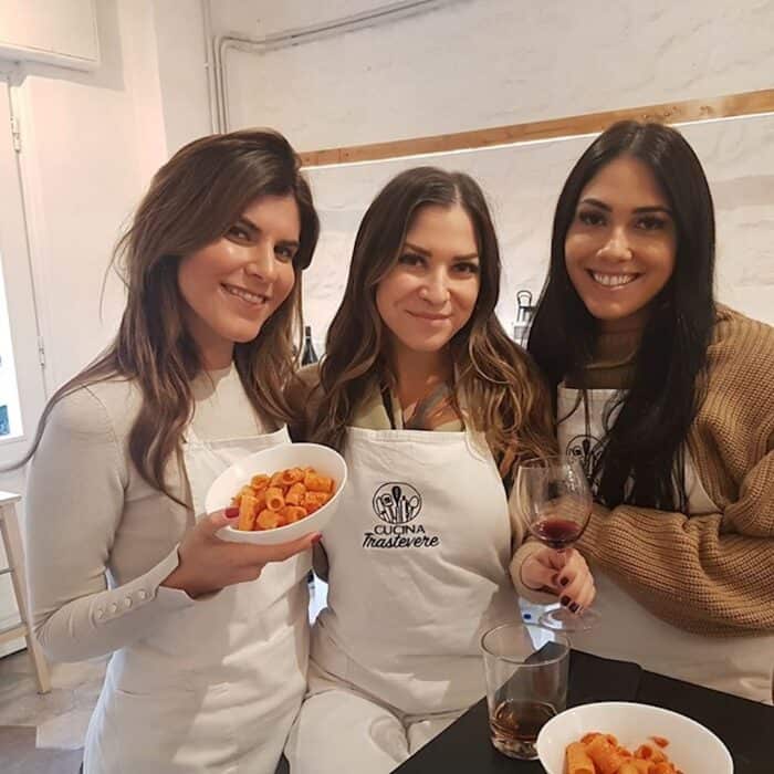 learn to make roman pasta in Trastevere