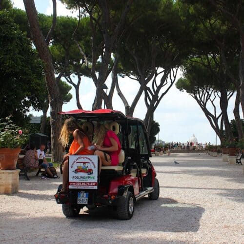 Hills of Ancient Rome golf-cart tour: take part in a 3-hour private customized golf-cart tour of Rome's most famous hills and ancient monuments.