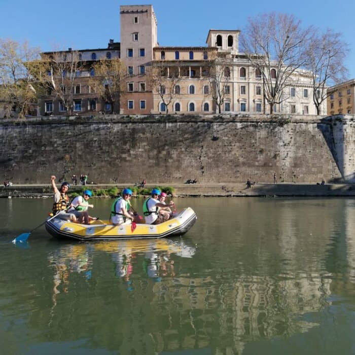 Rafting in Rome's Tiber River