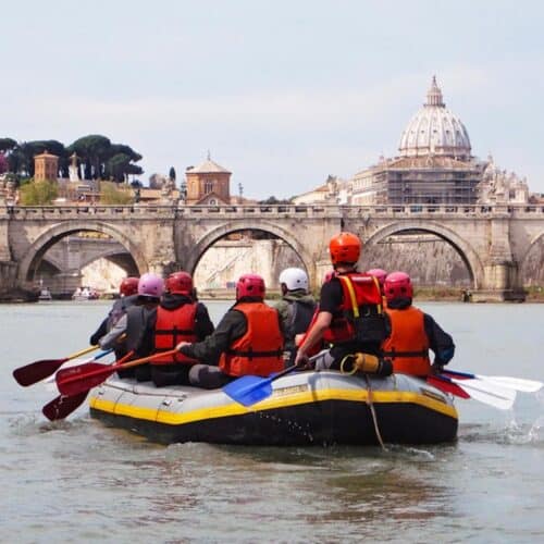 Rafting in Rome's Tiber River