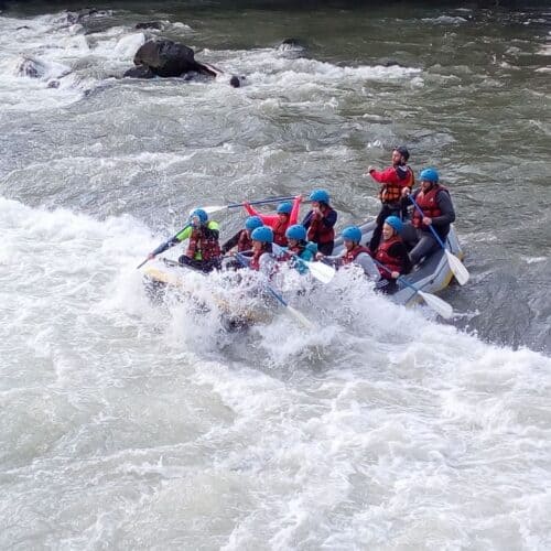 Rafting in Rome's Tiber River