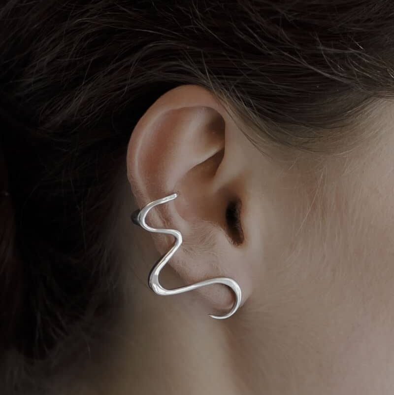 artico silver earrings