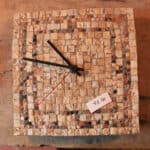 Working mosaic tile clock