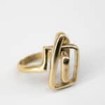 dedalo ring gold bronze