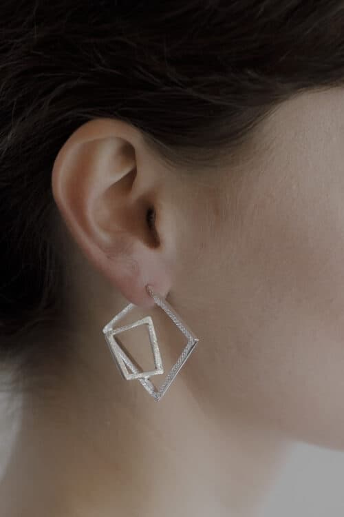 frame earrings