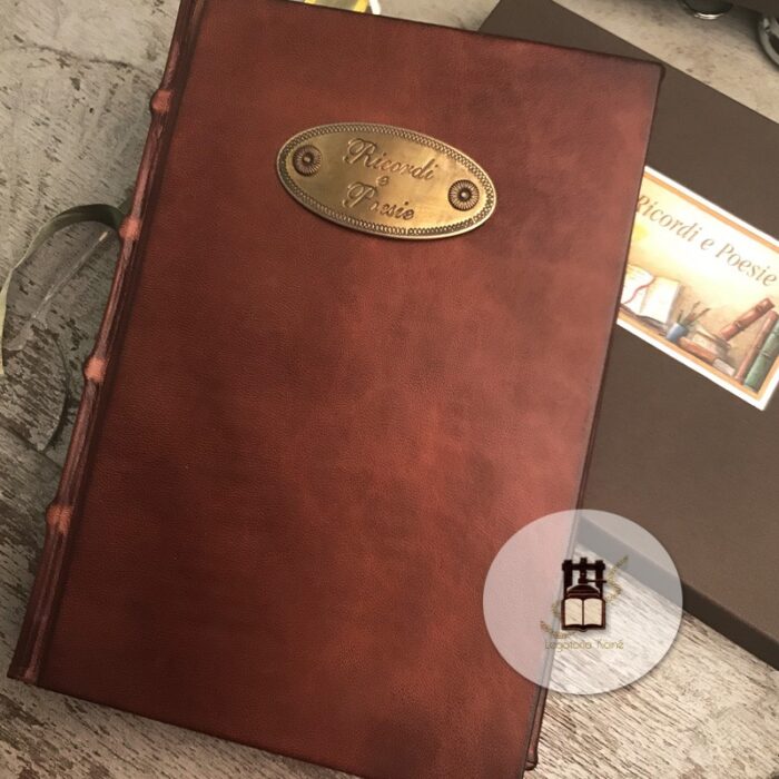 Leather hardbound journal