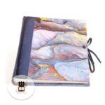 colored leather photo album