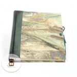 colored leather photo album