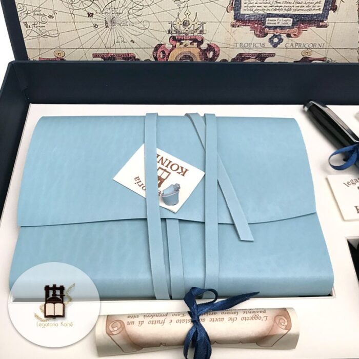 Diary and fountain pen