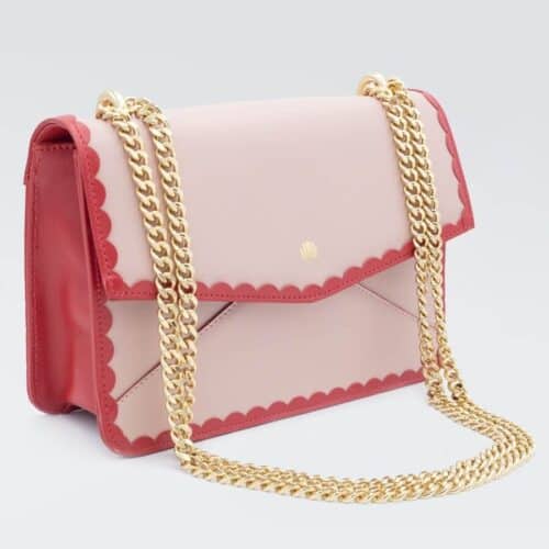Priscilla pink shell bag