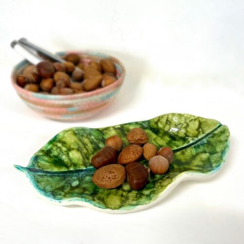 “Foglia di ficus” Decorative Serving Platter