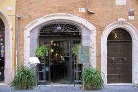 Caffe Novecento on Rome's Via del Governo Vecchio