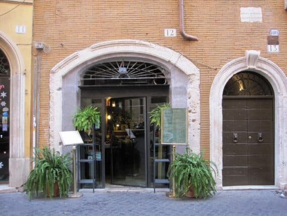 Caffe Novecento on Rome's Via del Governo Vecchio