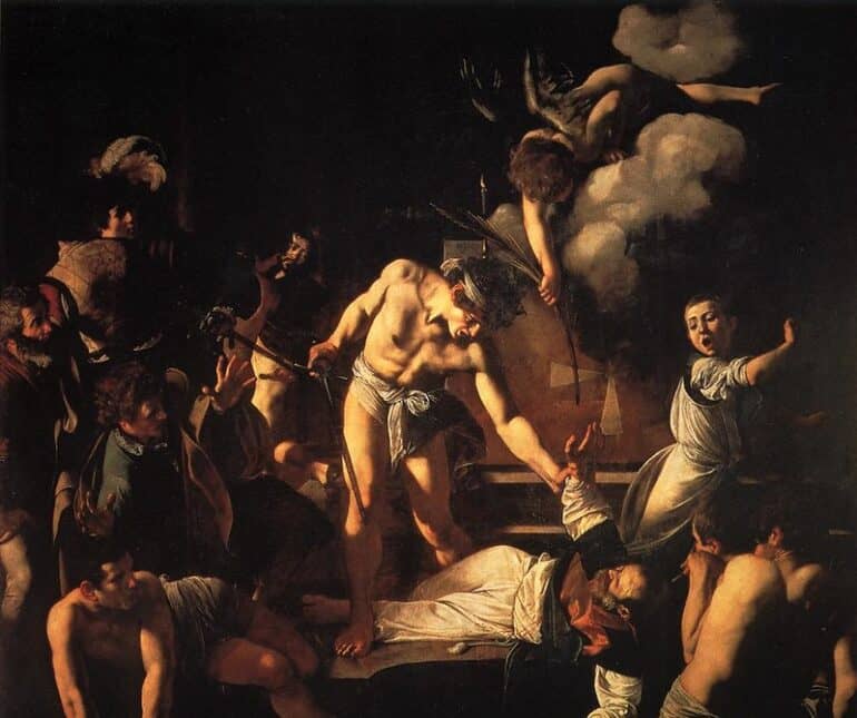 Caravaggio The Martyrdom of Saint Matthew - St. Louis of the French