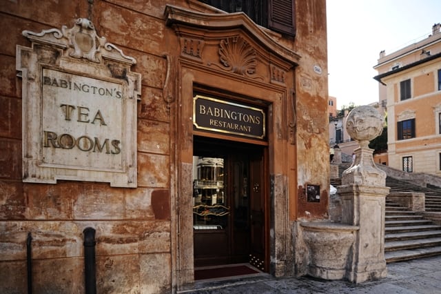 Babington's Tea Room in Rome