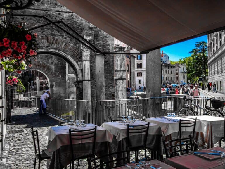giggetto al portico ottavia restaurant rome