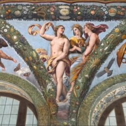 The Loggia of Cupid and Psyche Visit Villa Farnesina in Rome with Raphael's Frescoes