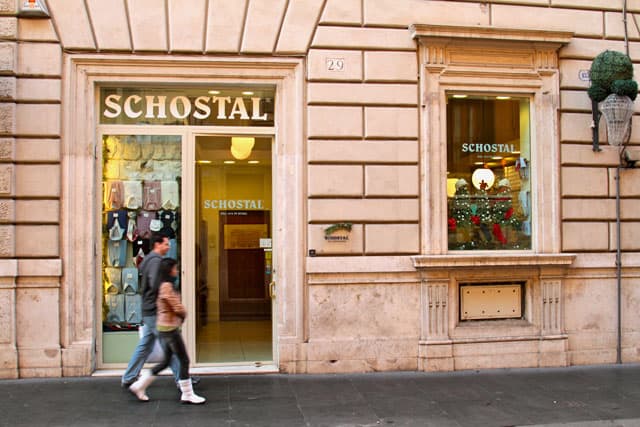 Schostal historic store in the centre of Rome