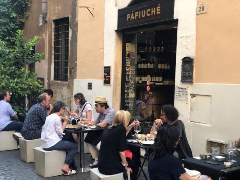 fafiuche restaurant rome monti