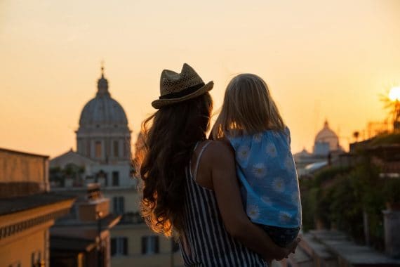 visit rome with kids