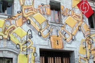 Blu graffiti ostiense marconi rome