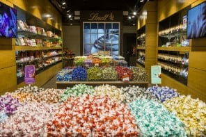 The Lindt Shop opened just over a year ago as their 1st flagship store in Rome