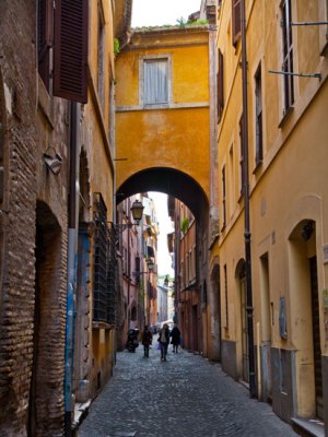 Via dei Cappellari in Rome