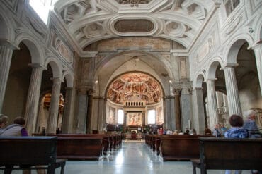 San Pietro in Vincoli Church in Rome with Michelangelo's Moses