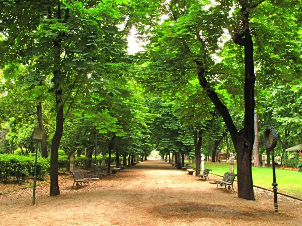 Gardens and Parks in Rome: Villa Borghese